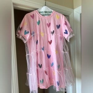 Worn ONCE- Queen Of Sparkles Heart Dress